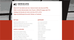 Desktop Screenshot of cearte.ufpel.edu.br