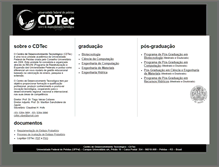 Tablet Screenshot of cdtec.ufpel.edu.br