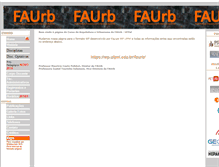 Tablet Screenshot of faurb.ufpel.edu.br